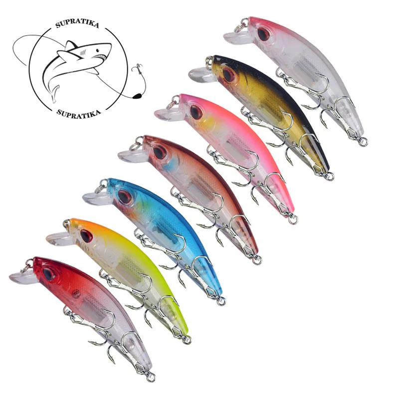 

Рыболовная искусственная жесткая приманка с объемными глазами, 7 см/11 г, многофункциональный Воблер для ловли окуня, пластиковая рыболовная...