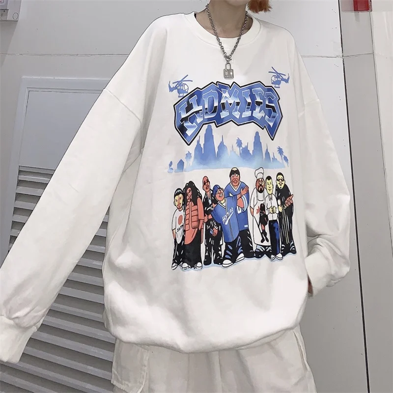 Oversized Hoodie Autumn Winter Sweatshirt Women Korean Fashion Women Sweetshirts Vintage Clothes Women Pullovers Harajuku Hoodie