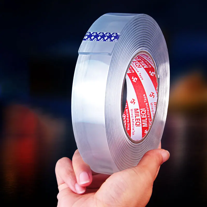 Двухсторонняя клейкая лента Nano самоклеящаяся Водонепроницаемая супер прочная