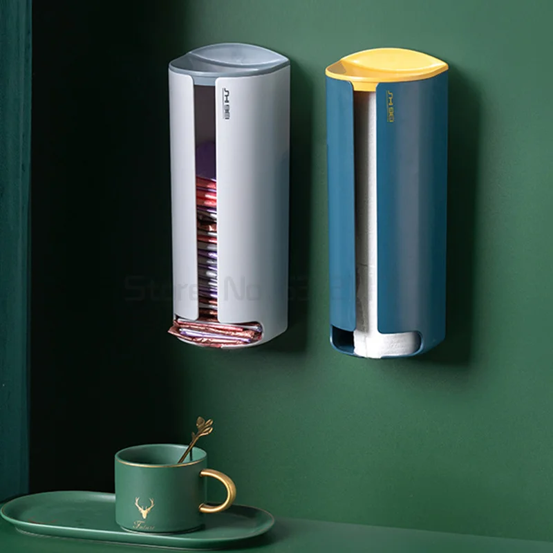 Бытовой Настенный контейнер для хранения мусора Кухонный Контейнер без следов