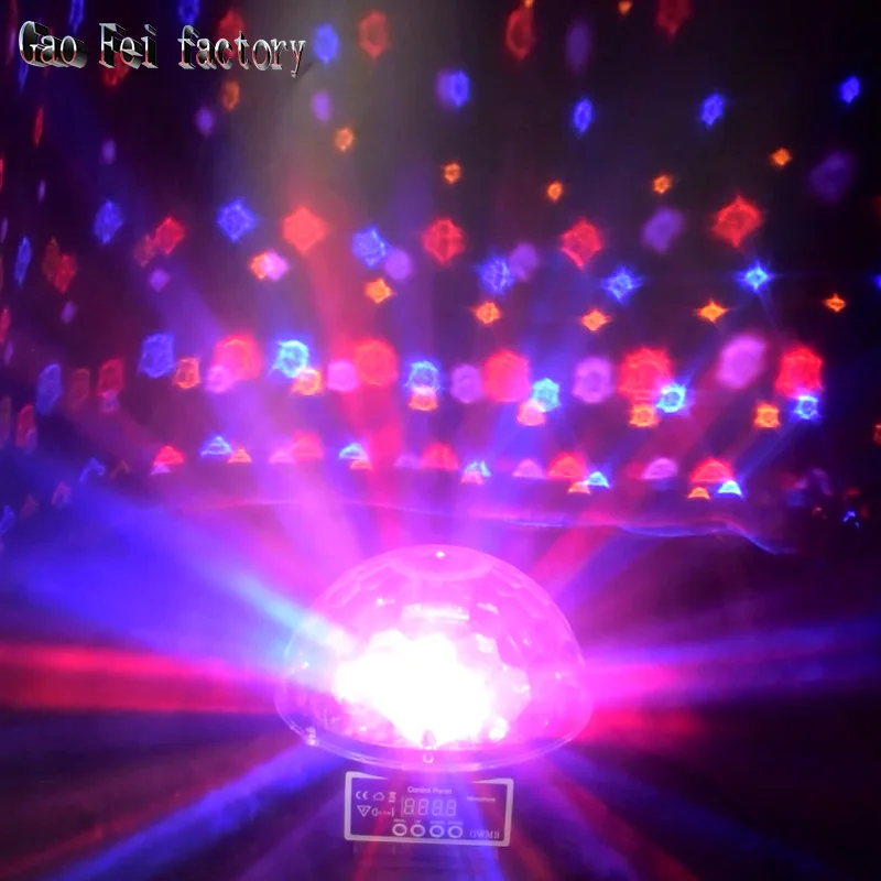 RGB светодиодный музыкальный сценический освещение дискотечное Клубное шоу ламповый проектор