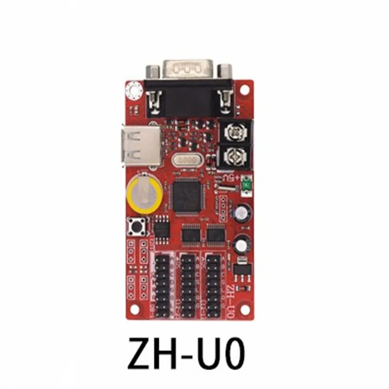 ZH-U0 высокая производительность хорошее качество RS232 + USB LED карта управления для