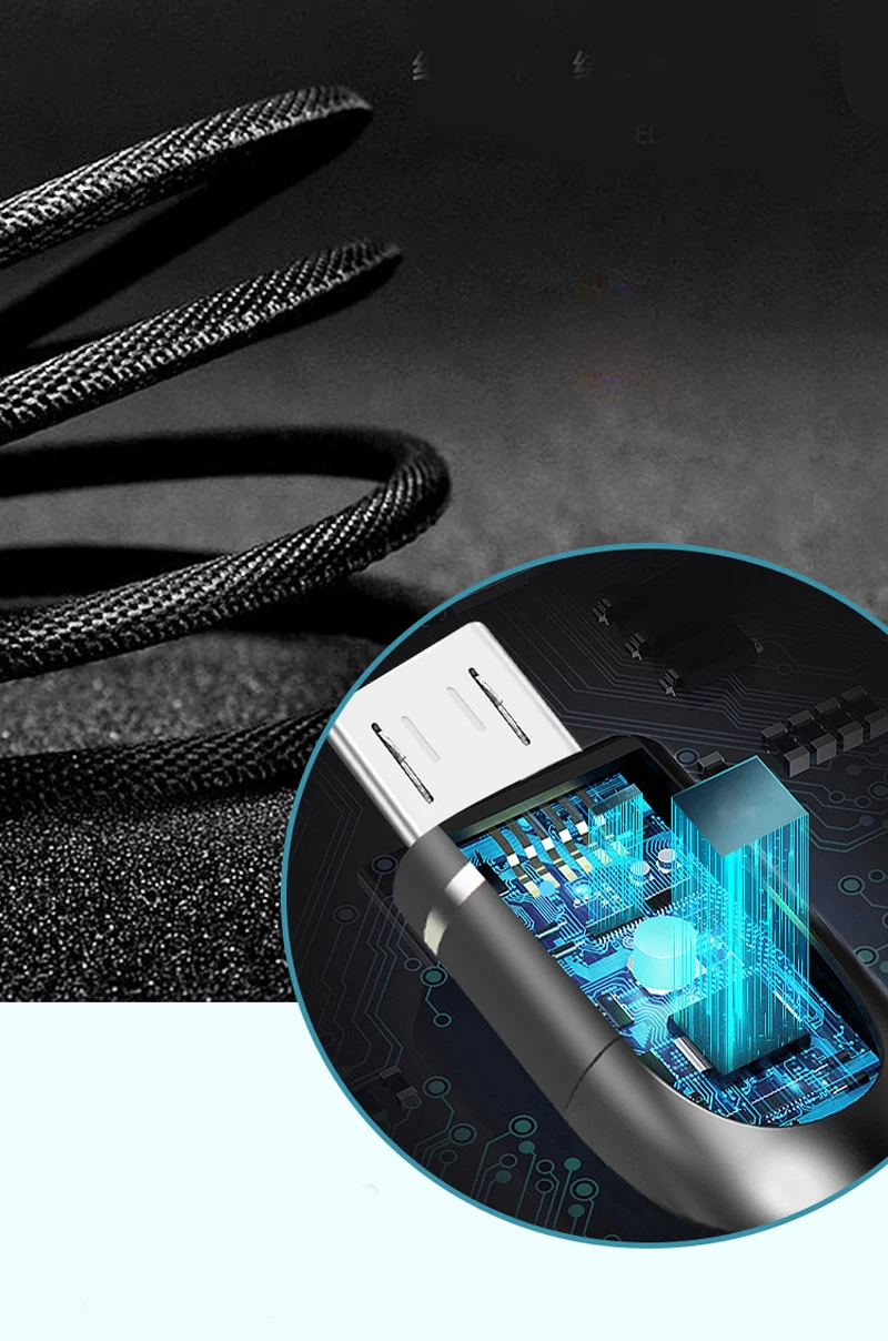 Кабель Micro USB для быстрой зарядки кабель для зарядки Microusb для samsung Xiaomi huawei кабель для передачи данных кабель для мобильного телефона Android