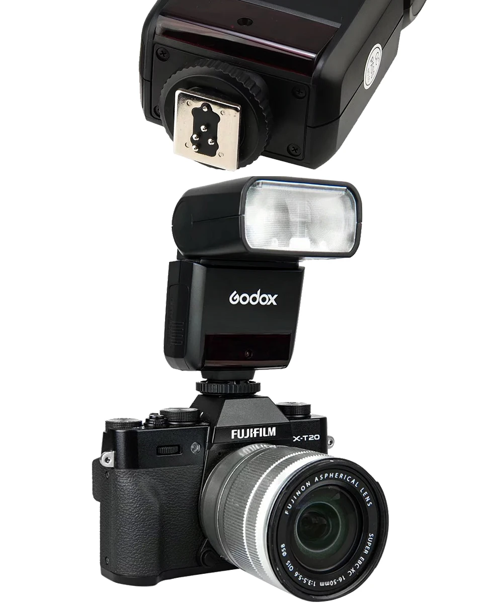 В наличии Godox TT350F для Fujifilm Mini Speed lite вспышка камеры TTL HSS GN36 высокоскоростная