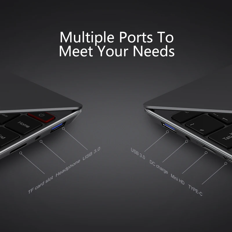 CHUWI AeroBook 13,3 дюйма Intel Core M3 6Y30 Windows 10 8 GB RAM 256GB SSD ноутбук с подсветкой клавиатуры металлич