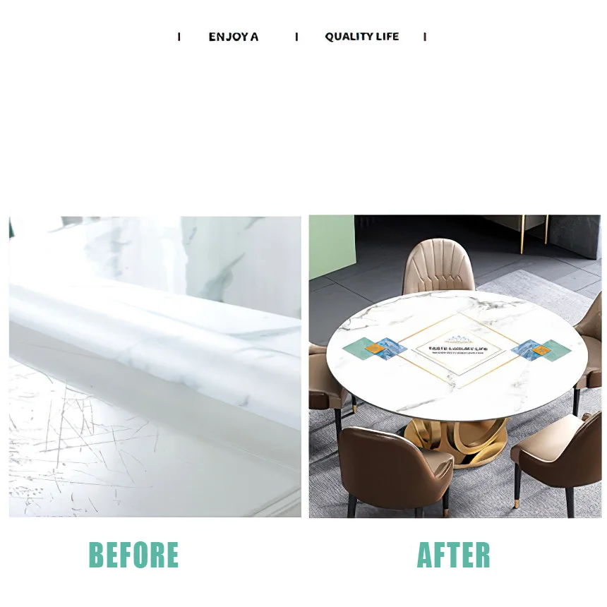 Круглая скатерть водонепроницаемая и маслостойкая Одноразовая против ожогов