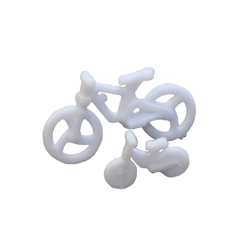 10 шт. модель велосипеда пластиковый велосипед подходит расположения поезда