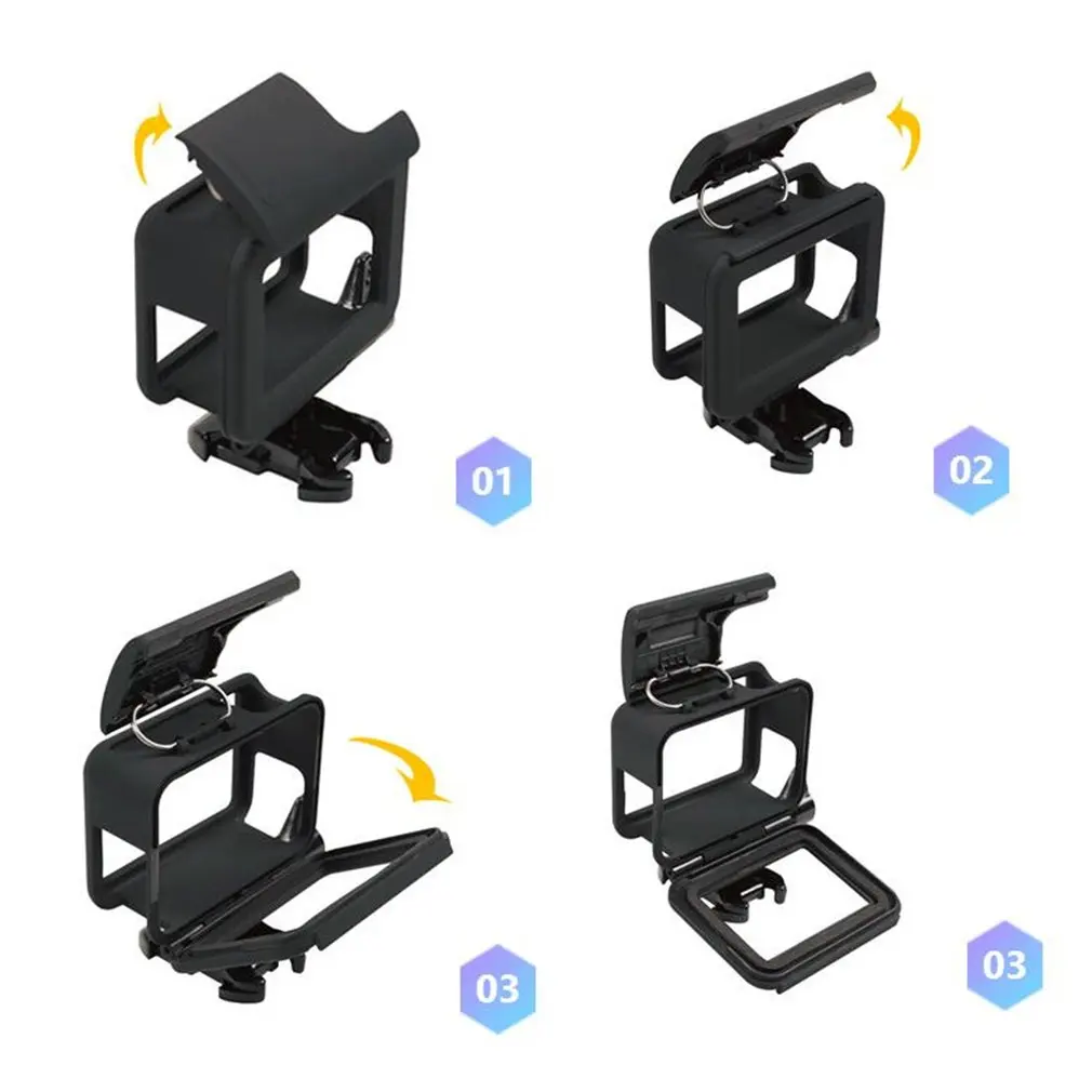 Защитный чехол с рамкой для GoPro Hero 6 5 7 Black Action Camera Border Cover Housing Mount for Go Pro accessories|Чехлы