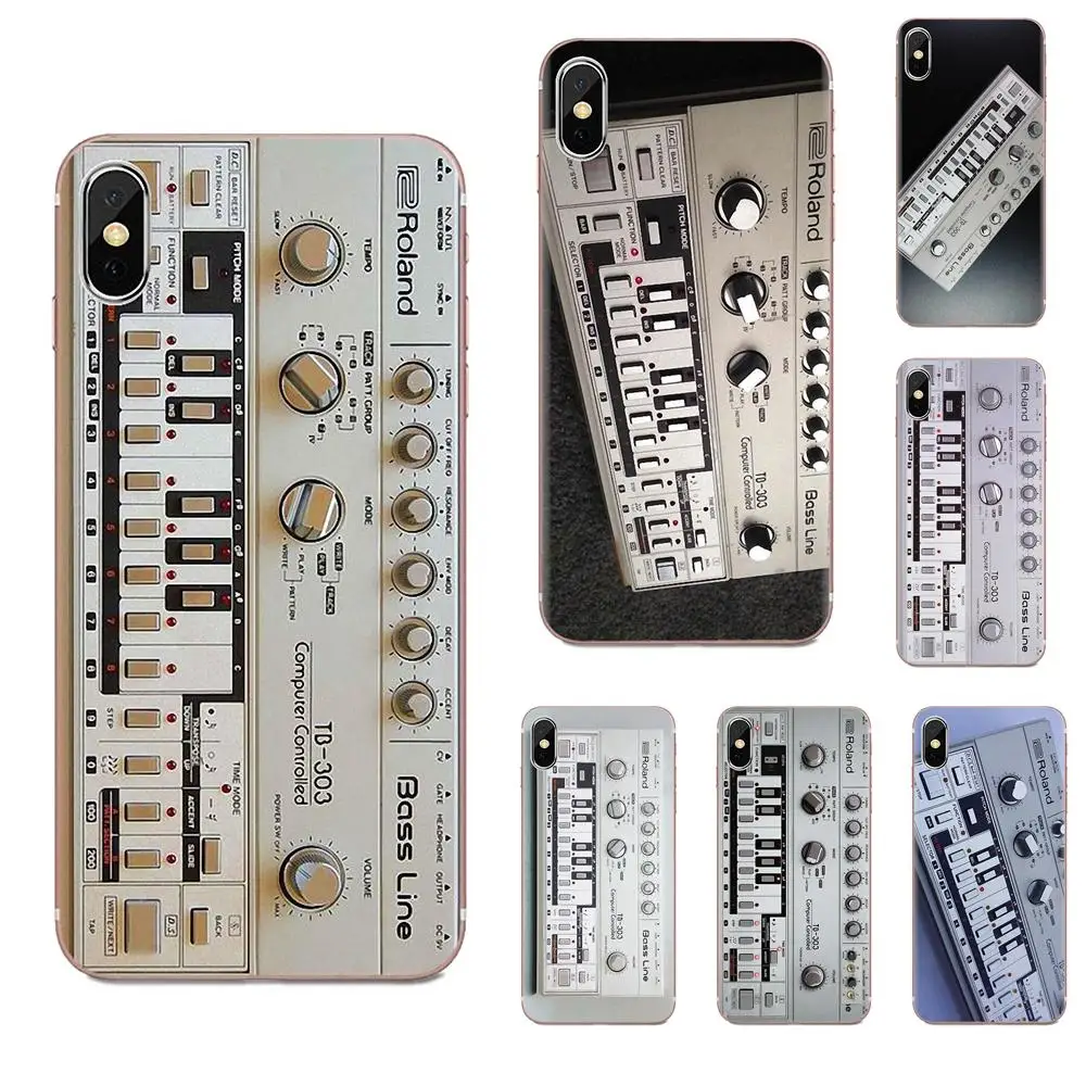 Для Apple iPhone 4 4S 5 5C 5S SE 6 6S 7 8 11 Plus Pro X XS Max XR TPU Чехлы Capa Roland Tb303 сделка 9292 постер