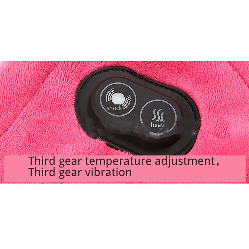

Electric Heating Warming Massage Shawl Soft Vibration Back Massager Adjustable Temperature Portable USB Rechargeable Health Care