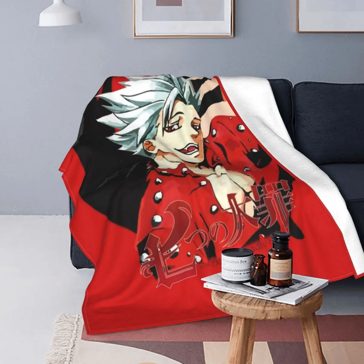 

The Seven Deadly Sins Blanket Fleece Summer Nanatsu No Taizai Multifunction Super Soft Throw Blanket for Home Car Bedding Throws