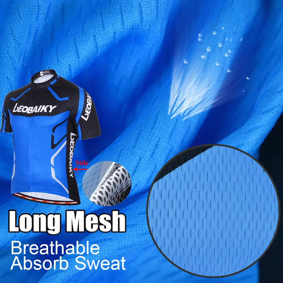 Быстросохнущий Летний Детский велосипедный комплект с коротким рукавом детская