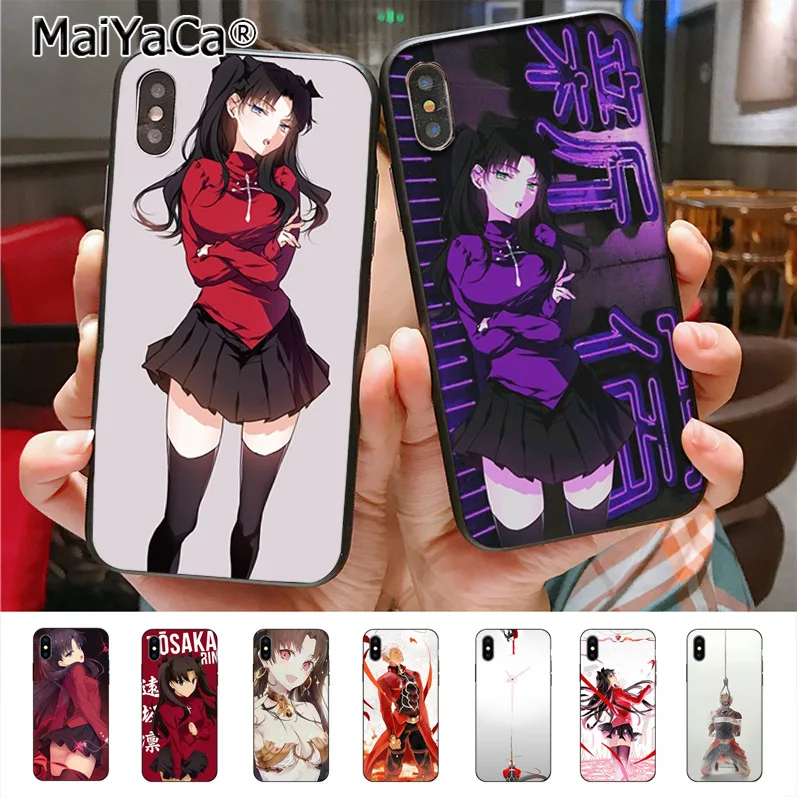 Чехол MaiYaCa Fate Stay Night Rin Tohsaka &amp Archer для телефона iPhone 6 S 7 8 plus X XR XS 11 pro max samsung Galaxy S6 S7 S8 S9