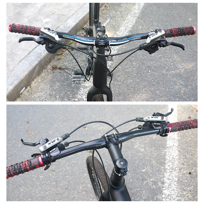 Руль для горного велосипеда TOSEEK 3K из углеродного волокна 31 8*620/640/660/680/700/720 мм|handlebar