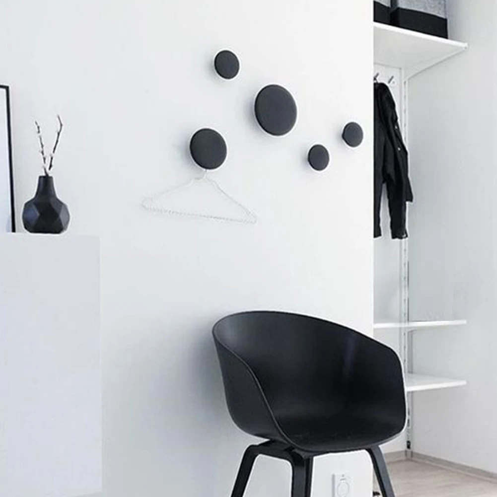 5 шт. современный набор полотенец для гостиной из твердой древесины настенный