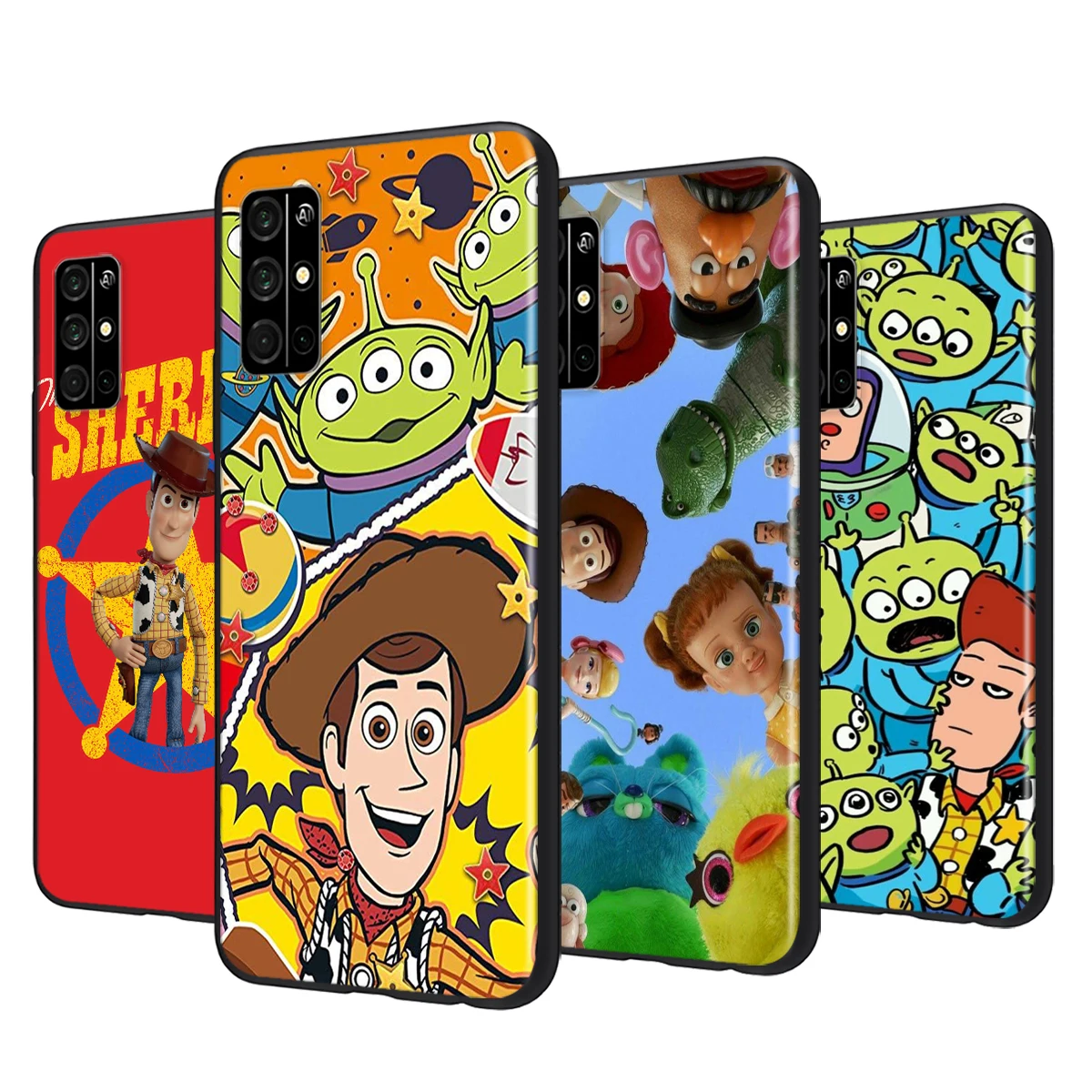 

Soft Silicone Cover Toy Story For Honor 50 X20 SE V30 30 30S Magic 3 Play 5 5T Pro Plus 5G Black Phone Case