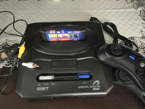 16 бит для игровой консоли SEGA MD 2 с переключателем режима США и Японии оригинальных