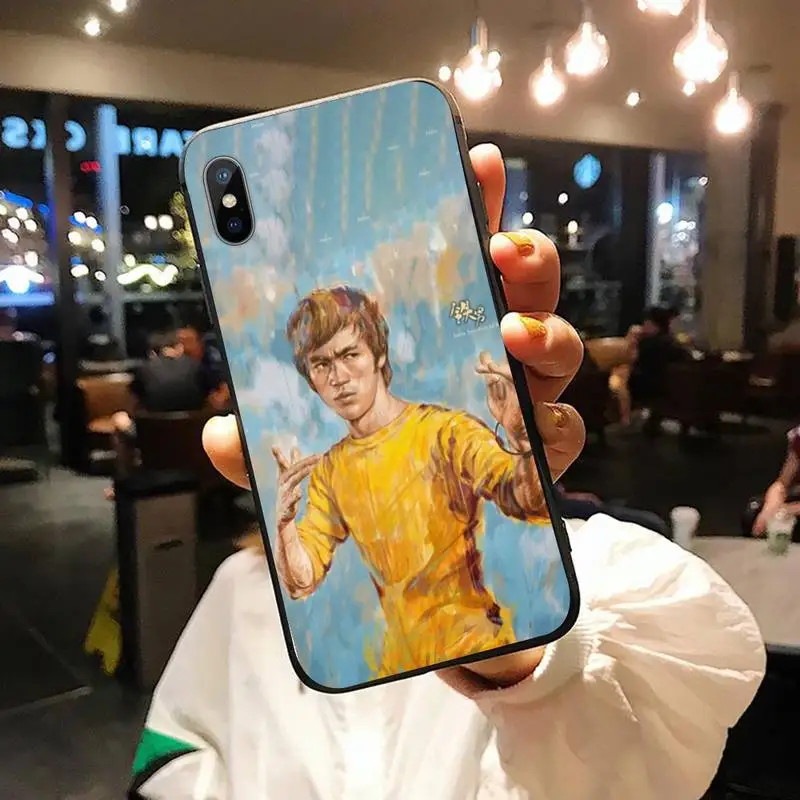 

Bruce Lee Kungfu Taekwondo Phone Case for iPhone 11 12 pro MINI XS MAX 8 7 6 6S Plus X 5S SE 2020 XR