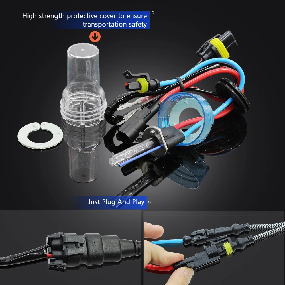 

Cawanerl 55W Car Canbus HID Xenon Kit No Error Ballast Bulb 3000K 4300K 6000K 8000K Headlight Headlamp For Lexus ES300h 2015