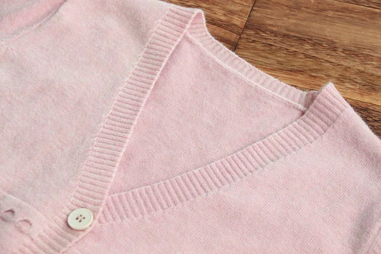 Spring Autumn Woman Sweater Knitting 2019 Long-sleeved V Neck Single Breasted Loose Mori Girl Thin Cardigan |