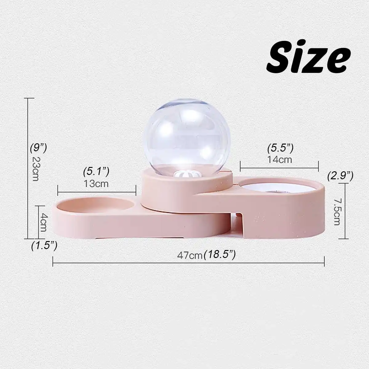 

1.8L New Bubble Pet Bowls Food Automatic Feeder Fountain Water Drinking for Cat Dog Kittens Feeding Container Pet Supplies 2colo