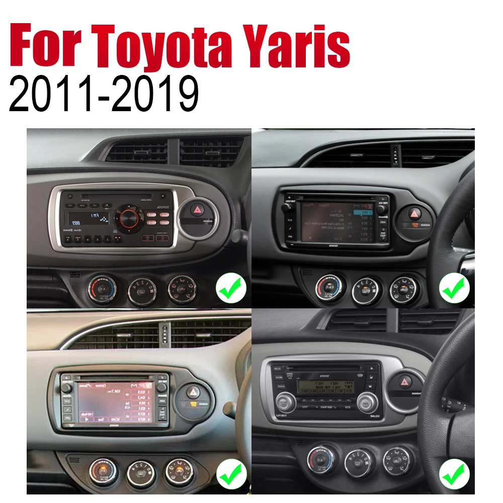 Для Toyota Yaris 2011 2012 2013 2014 2015 2016 2017 2018 2019 Android Авто Радио DVD Автомобильный