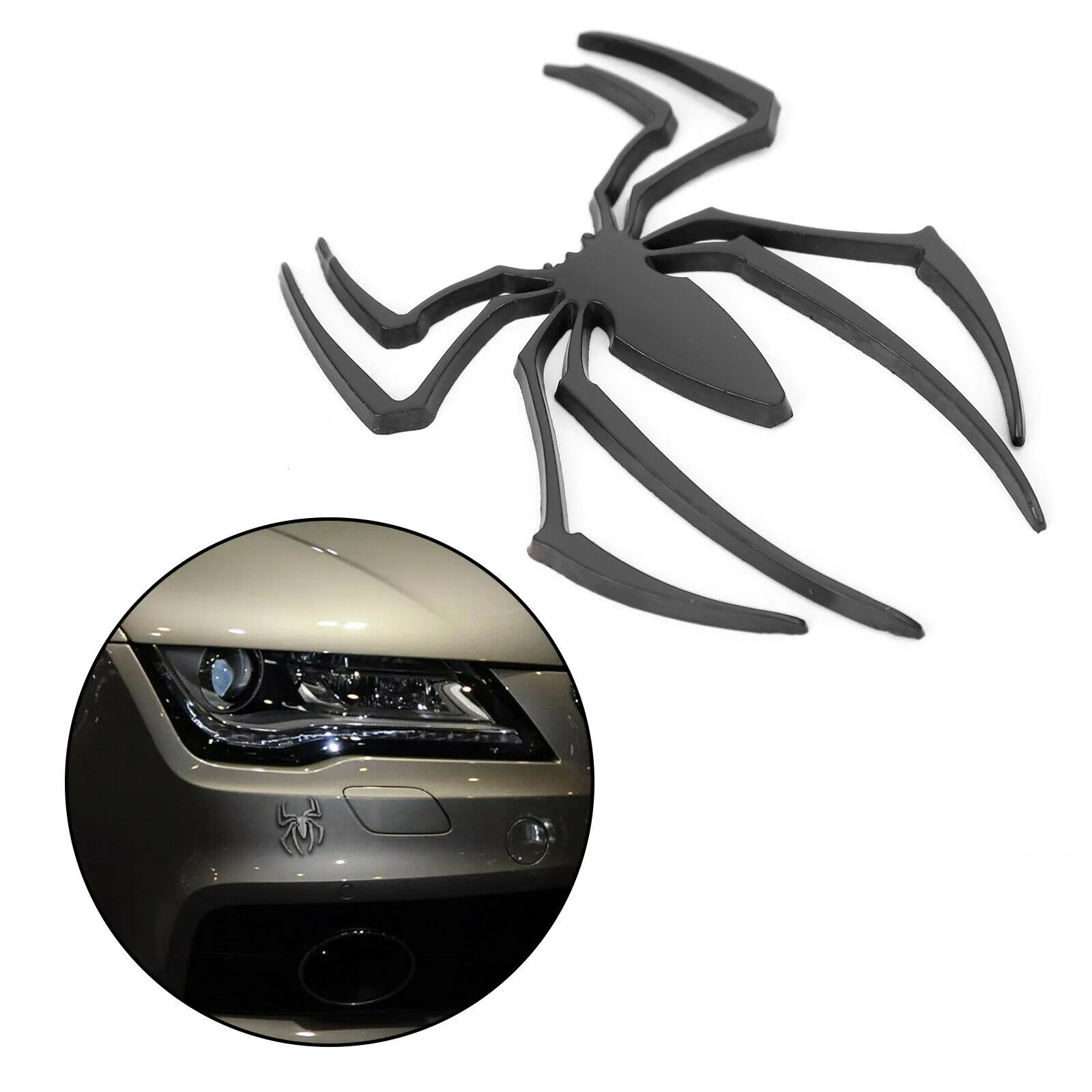 

1 Piece Car Sticker 3D Accessories Auto Logo DIY Spider Shape Universal