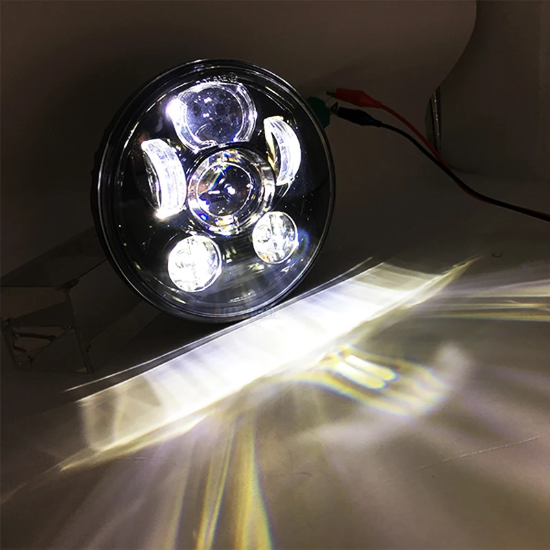 DOT Approved 5.75 Inch LED Headlights for Triumph Rocket iii 3 &amp Speed Triple Street 5 3/4&quot Headlamp For Iron 883 Dyna. |