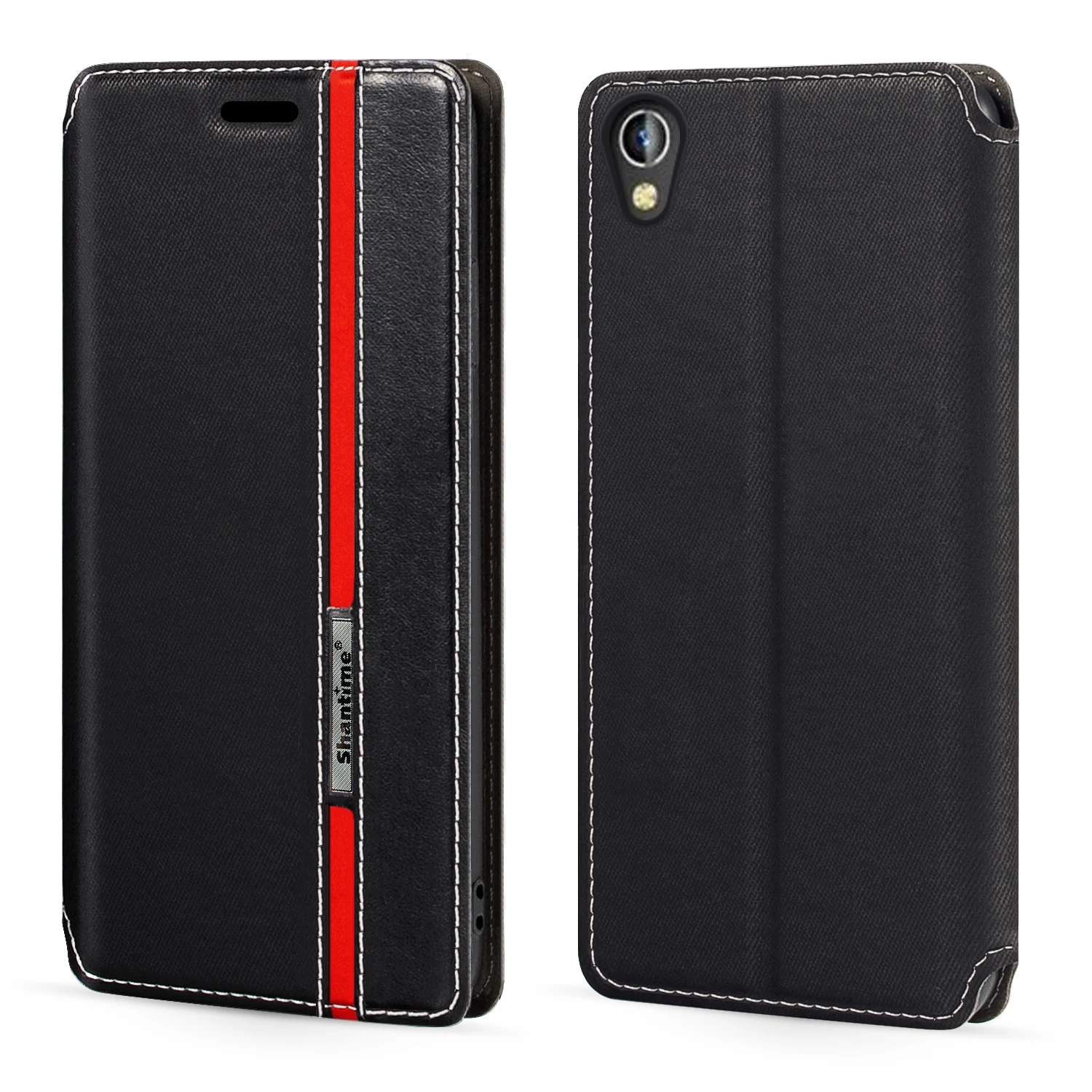 

Модный разноцветный кожаный чехол-книжка с магнитной застежкой и отделением для карт для Infinix Smart X5010 5,0 дюйма