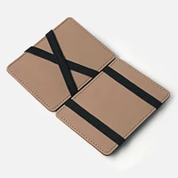 new men wallet small size magic band solid color card holder coin purse sci88