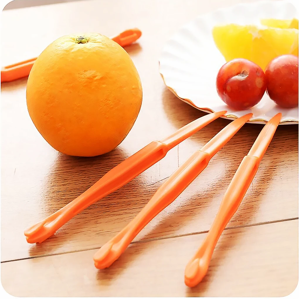 6pcs Orange Peelers orange device skinning knife juice helper Citrus Opener fruit vegetable tools Kitchen Tool | Дом и сад