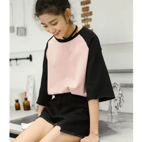 

blue 2020 Women Short purpel Sleeve Shirt Top Garment