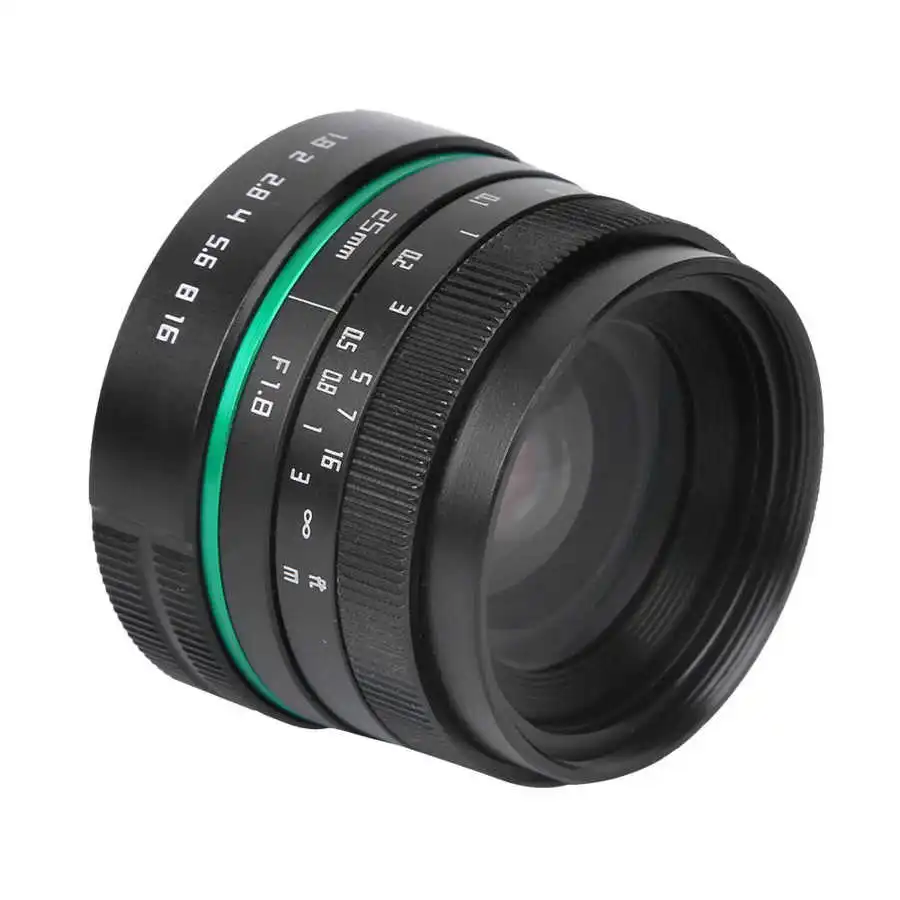 Телеобъектив 25 мм F1.8 C для портретной фотосъемки с фиксированным