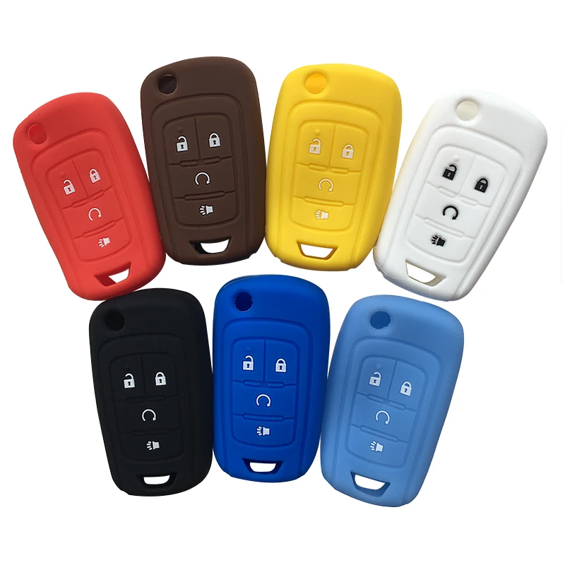 Чехол для автомобильного ключа из силикагеля защитный силиконовый чехол Chevrolet