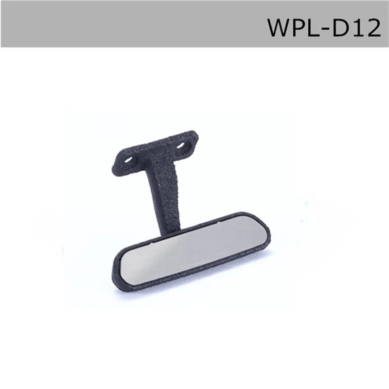 

DJ WPL D12 Square Simulation Rearview Mirror Modified Toys for Boy RC Car Upgrade Parts Car Accessories voitur
