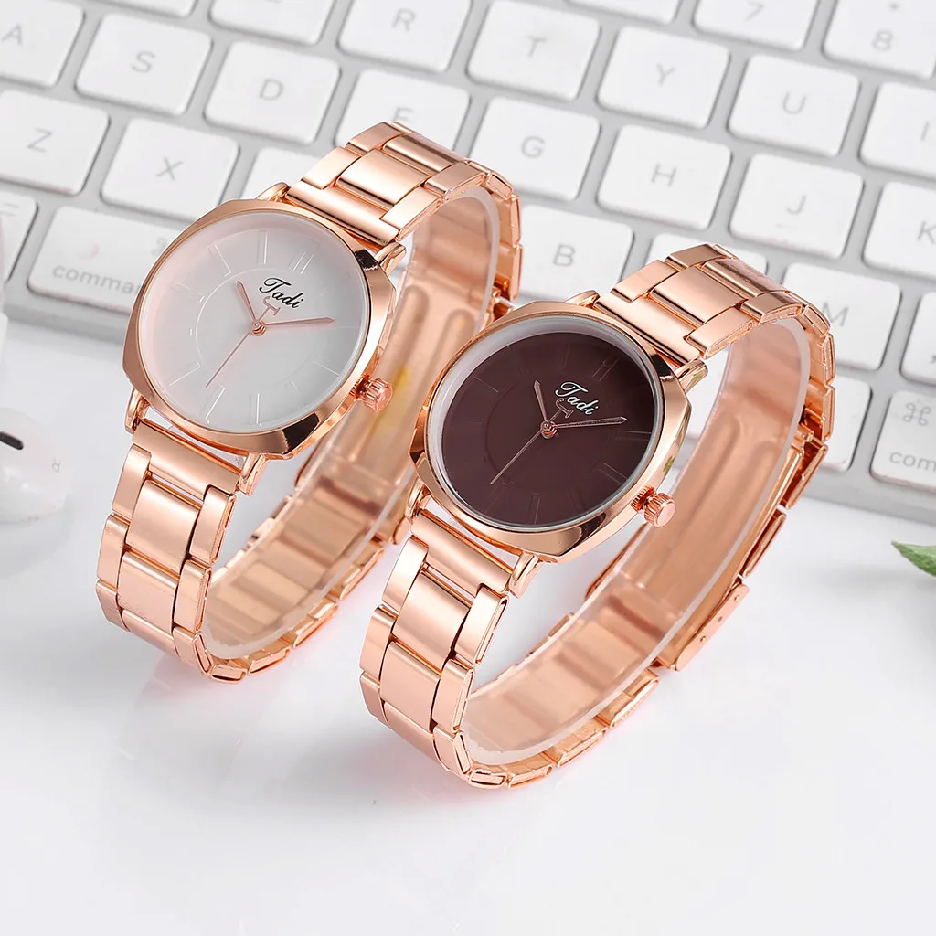 Reloj Mujer женские часы-браслет часы блестящие повседневные кварцевые из