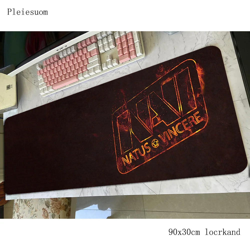 Коврик для мыши natus vincere 900x300x4 мм, коврик для компьютерной мыши Indie Pop, игровой геймпад, ПК, эстетический игровой коврик для мыши, Настольный коврик для мыши