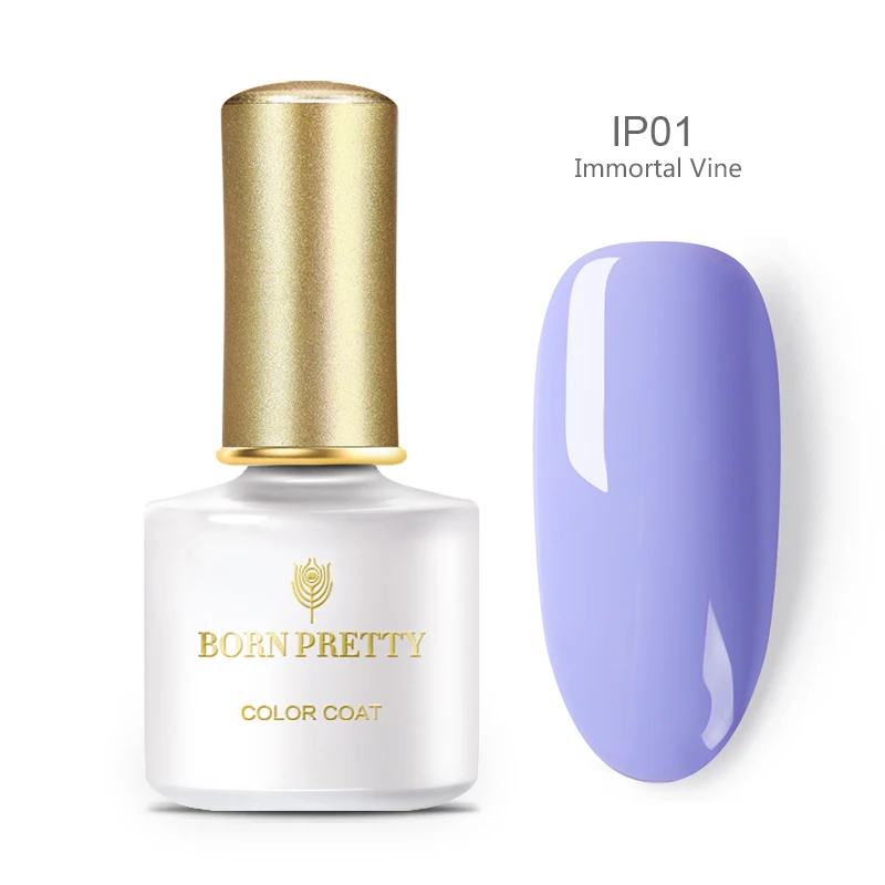 IP01 BORN PRETTY Гель-лак для ногтей красный кофе фиолетовый серый замочить от УФ светодиодный Гель-лак Полупостоянный дизайн ногтей геллак 6 мл для DIY Советы - Цвет: IP01