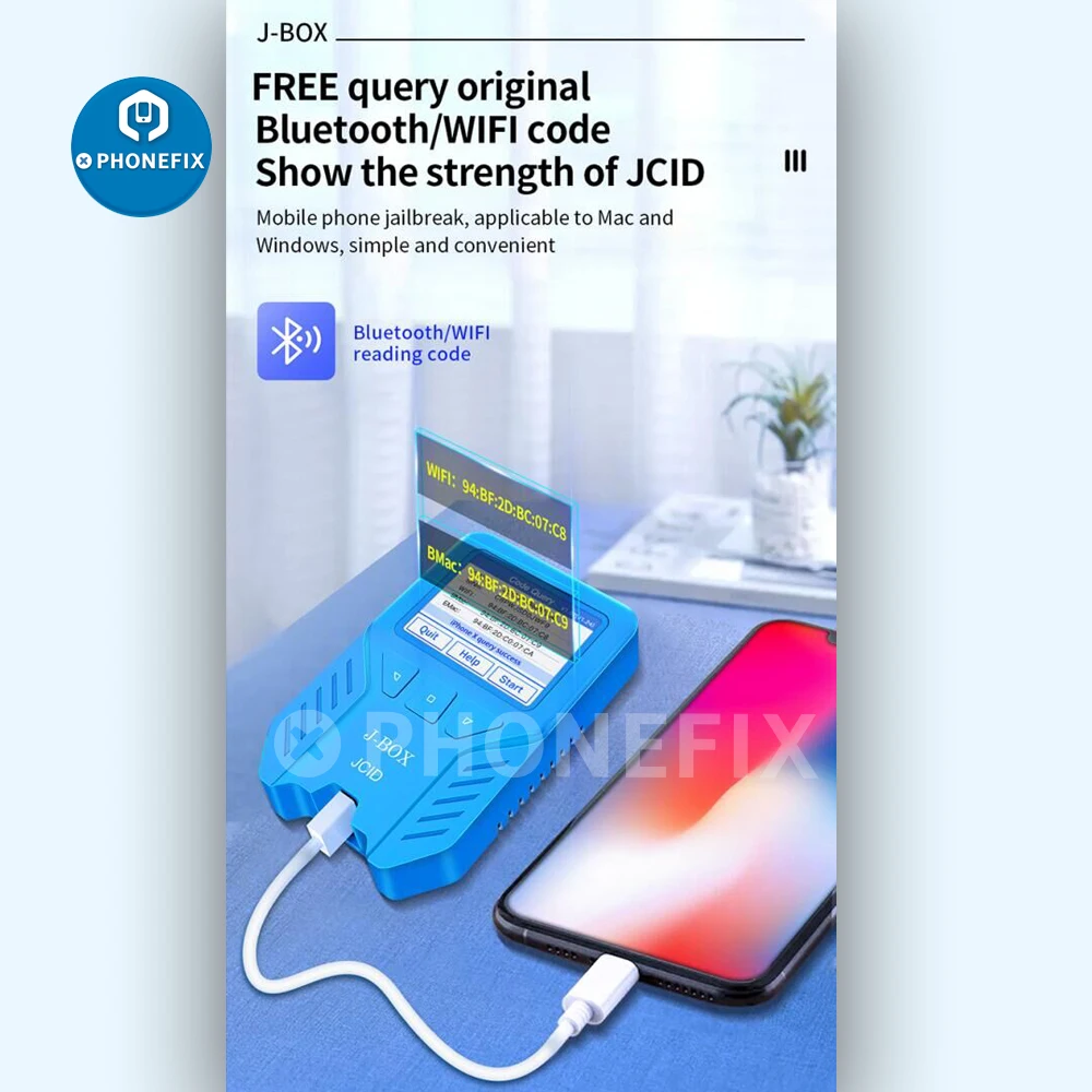 JC BOX Jail Break Tools for Bypass ID and iCloud Password On IOS Device Query Wifi/Bluetooth Address | Инструменты