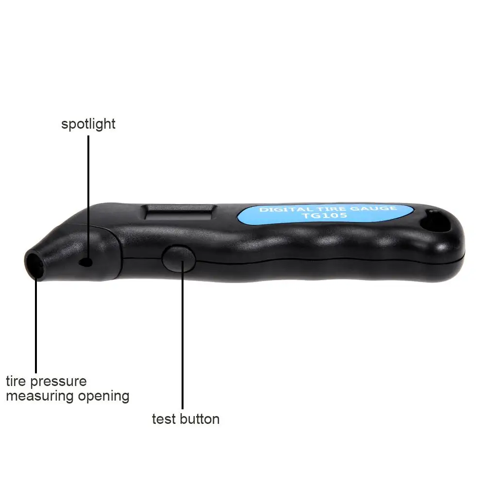 VODOOL портативный ручной автомобильный Мотоцикл Мини ЖК цифровой дисплей Датчик