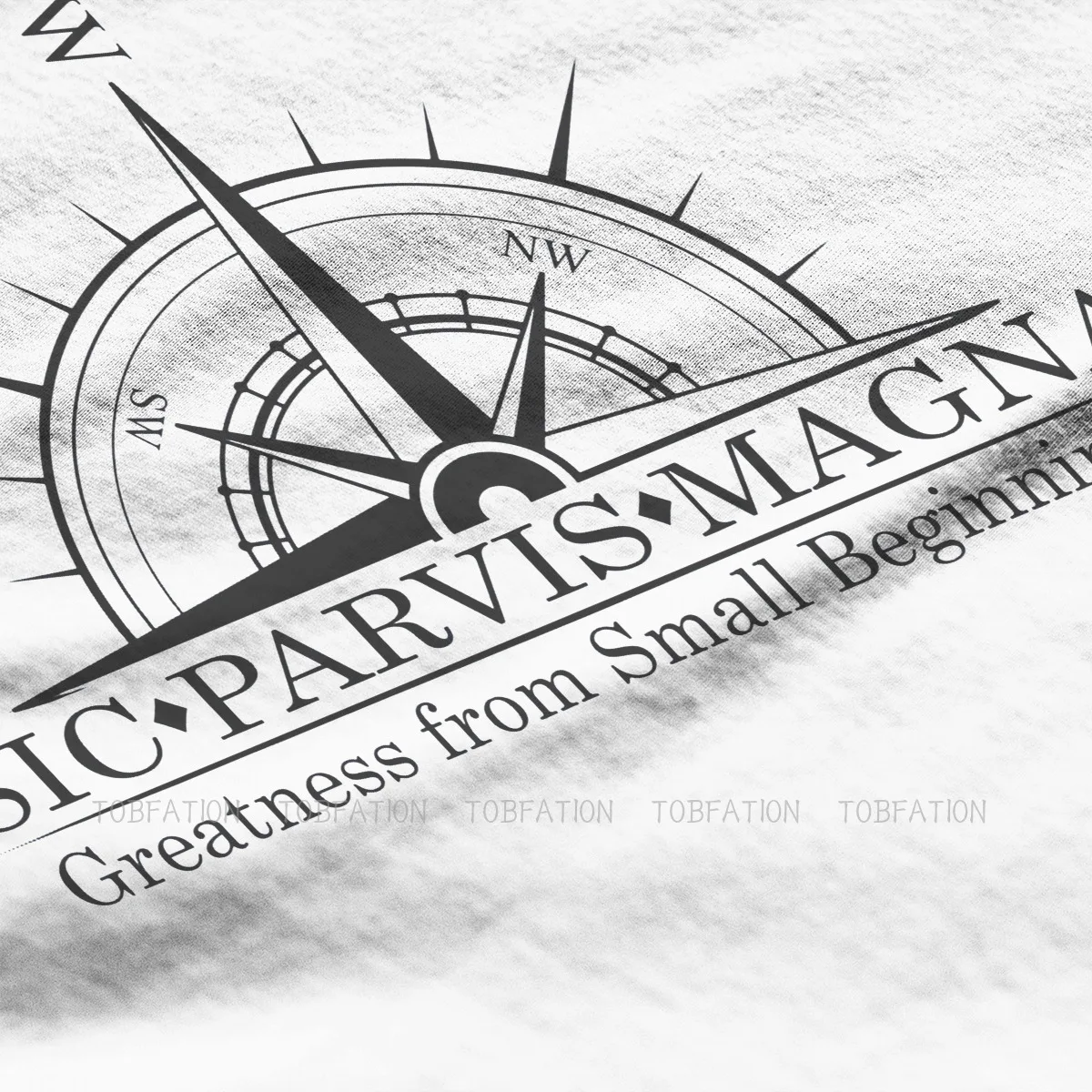 Модные дизайнерские футболки Sic Parvis Magna неочаровательные мужские топы из чистого