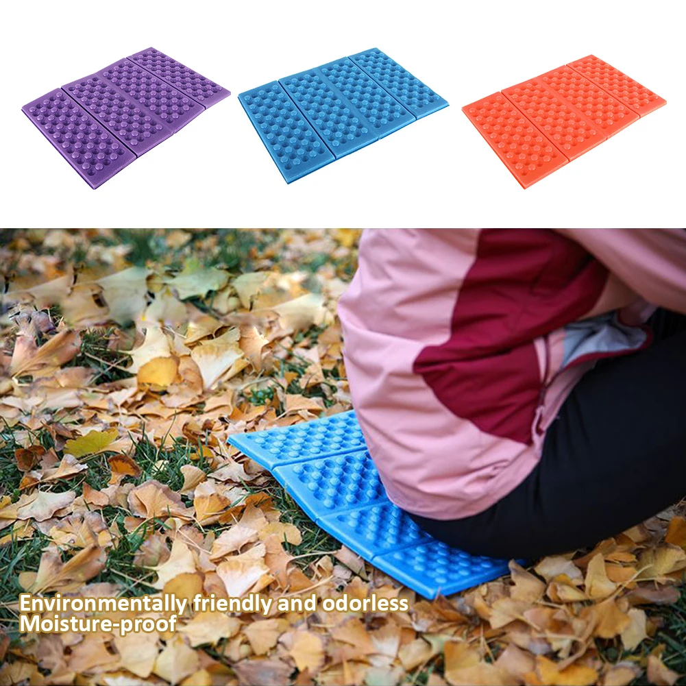 

2021 Foldable Outdoor Portable Cushion Beach Moisture-proof Cushion Waterproof Foam Pads Yoga Chair Picnic Beach Pad Camping Mat