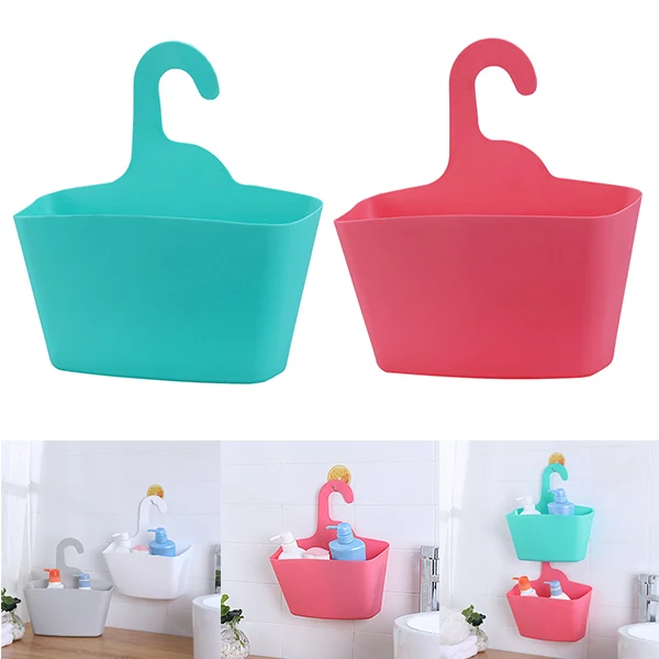 

Newly 2Pcs Plastic Shower Hanging Caddy Organizer Storage Basket for Bathroom Shower to Hold Shampoo Conditioner Body Wash FIF6