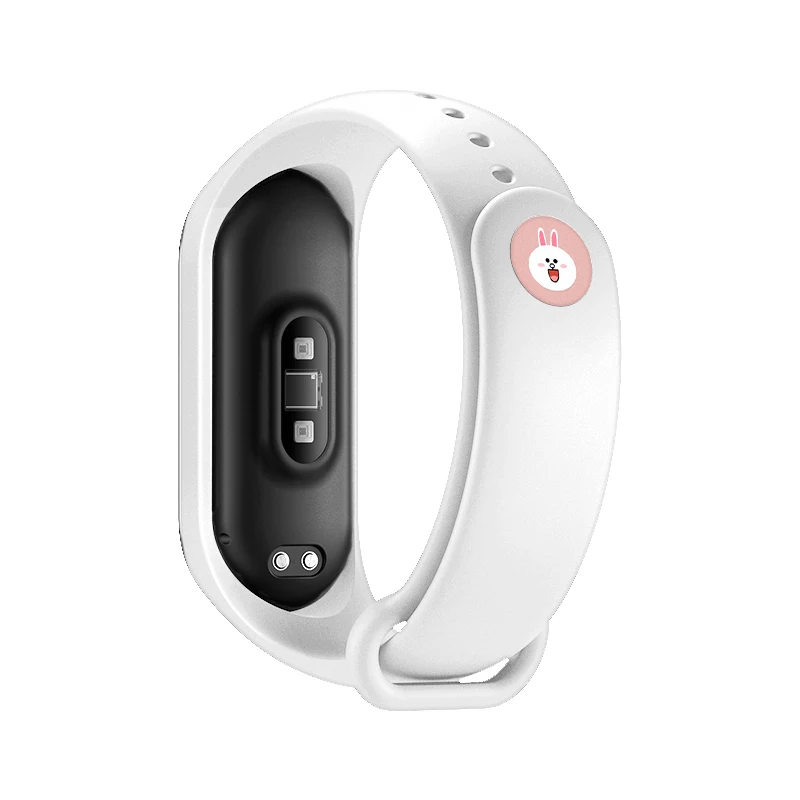 Для mi Band 4 3 силиконовый ремешок на запястье для Xiaomi mi 4 3 ремешок с металлической пряжкой браслет с узором mi band 4 Ограниченная серия - Цвет ремешка: Cony