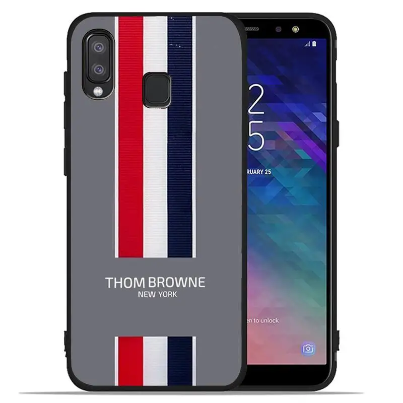 

Luxury Brand Thom- Browne Phone Case for Xiaomi mi 11 ultra 10t A1 A2 I6 5x smart 8 9 SE 8 LITE MAX2 Funda coque cover