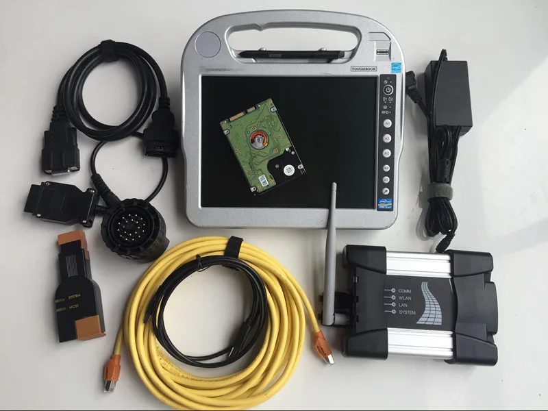 Mb Star C5 SD Compact 5 и Icom Next wifi для BMW с программным обеспечением в ноутбуке cf h2 I5 4G 1 ТБ SSD