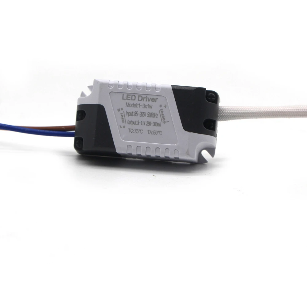 Светодиодный драйвер постоянного тока Питание 3 Вт-24 Вт AC85-265V 300mA 280mA светильник