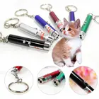 Популярная забавная лазерная ручка в виде кошки, светодиодная ручка, указка, светящаяся игрушка, яркая анимация, тень, 5 мВт, красная точка, 650 нм, маленький животный обзор, интерактивные игрушки