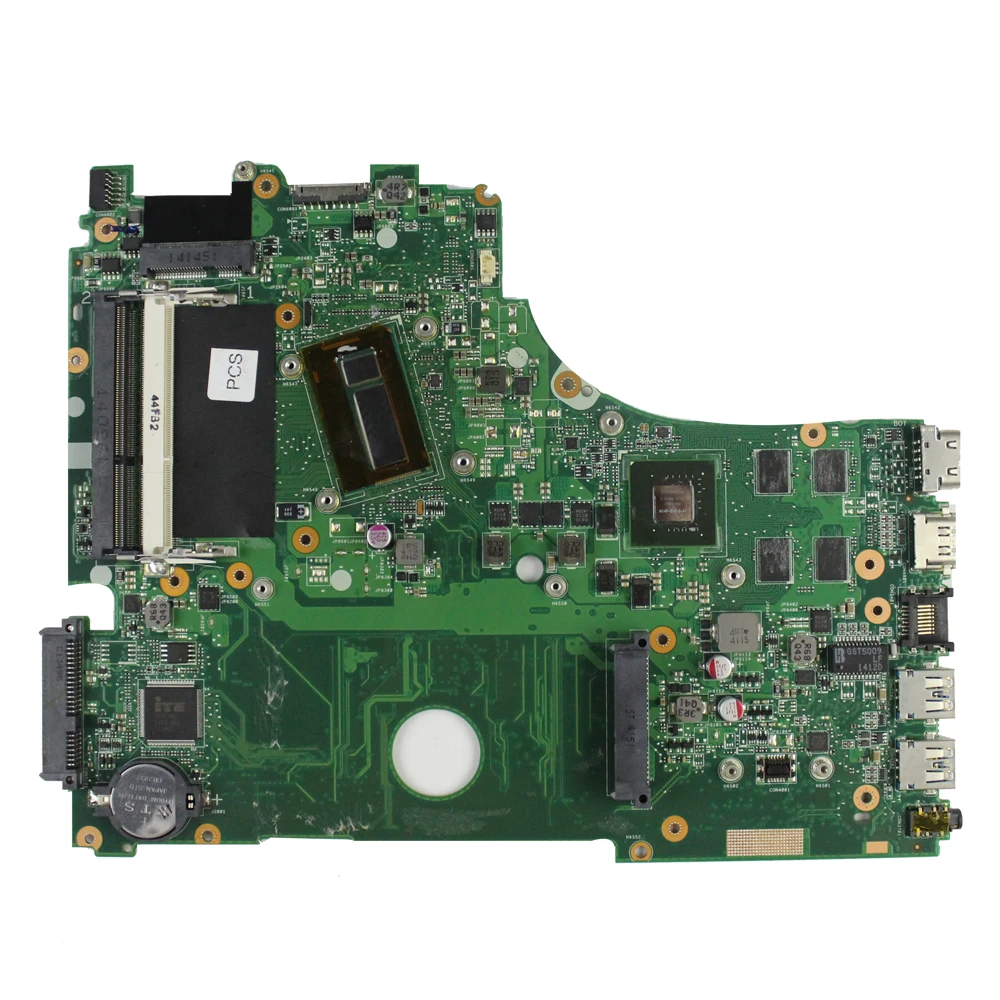 Материнская плата для ноутбука ASUS A750J K750J K750JB X750JB X750JN тест ОК i7-4500 GT740M/2 ГБ свободный радиатор+ 4 Гб ram