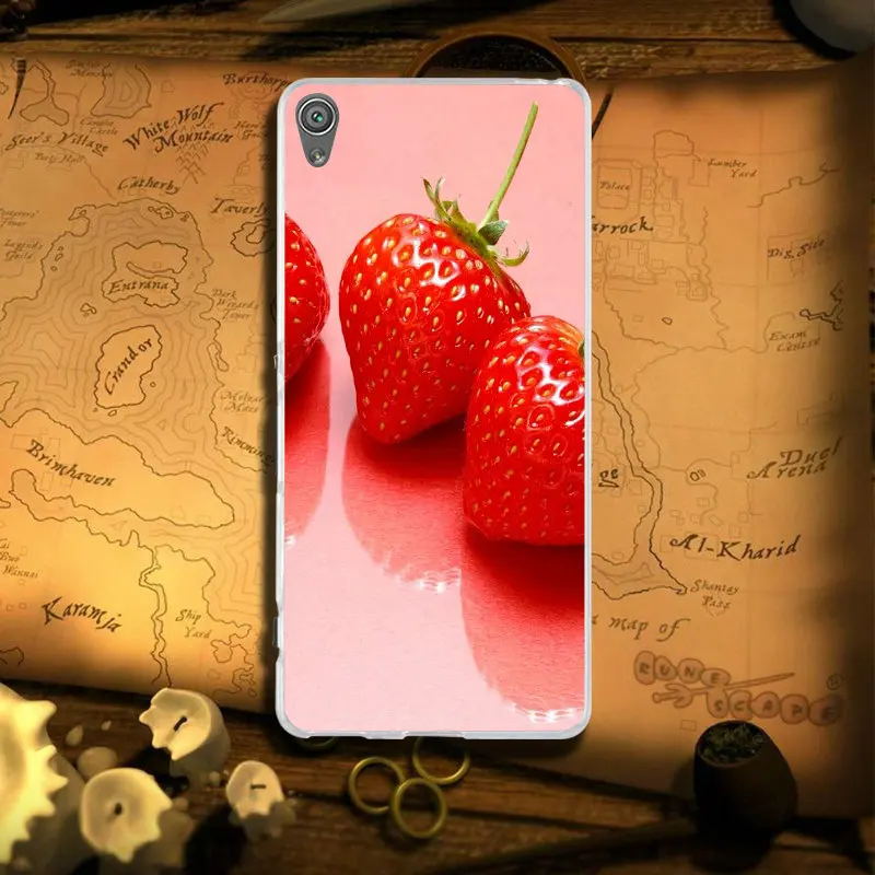 Чехол для телефона Sony Xperia M5 E3 E5 M2 M4 T3 XA XA1 XZ Premium Z Z1 Z2 Z3 Z4 Z5 Compact, милые летние фрукты, лимон, арбуз (art.: 3a35b148641) - 3a35b148641